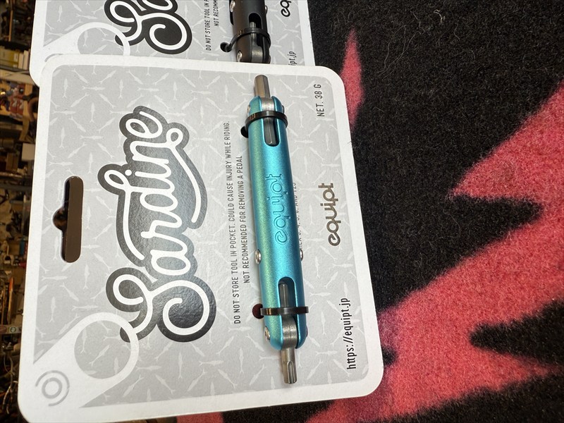 equipt「サーディン」 ターコイズ 携帯工具