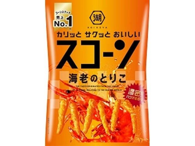 湖池屋 スコーン 海老のとりこ７０ｇ×12入り 【全国送料無料】(一部地域別途)の画像