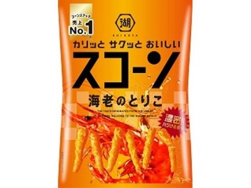 湖池屋 スコーン 海老のとりこ７０ｇ×12入り 【全国送料無料】(一部地域別途)の画像