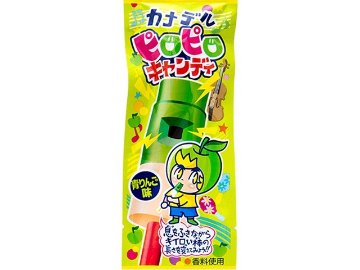 やおきん カナデルピロピロキャンディ 青りんご味×24入り 【全国送料無料】(一部地域別途)の画像