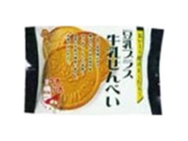 かしわ堂 豆乳プラス牛乳せんべい１０枚  ×15入り 【全国送料無料】(一部地域別途)の画像