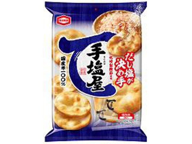 亀田 手塩屋 ８枚  ×12入り 【全国送料無料】(一部地域別途)の画像