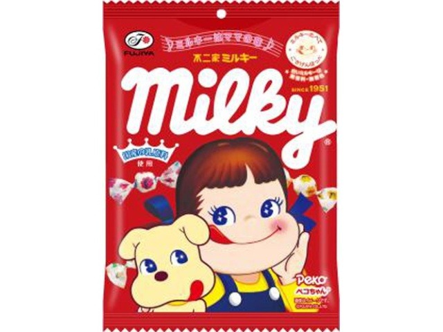不二家 ミルキー袋 １００ｇ  ×6入り 【全国送料無料】(一部地域別途)の画像