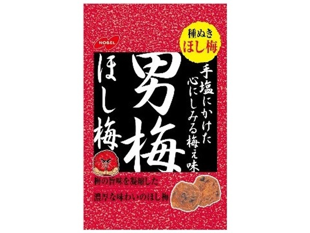 ノーベル 男梅ほし梅 ２０ｇ×6入り 【全国送料無料】(一部地域別途)の画像