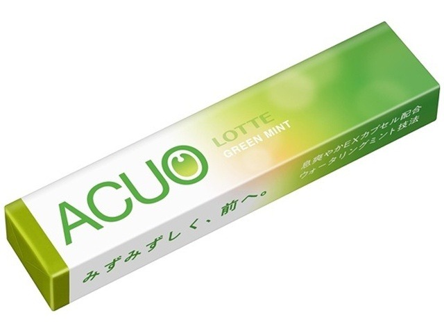 ロッテ ＡＣＵＯグリーンミント１４粒 ×20 【送料込】(一部地域別途)の画像