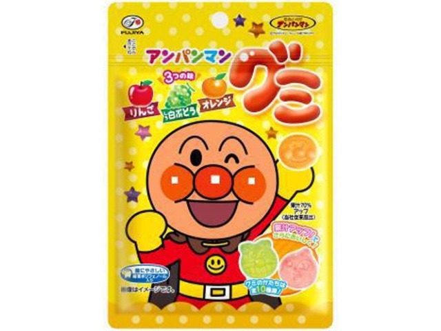 不二家 アンパンマングミ ５０ｇ×10入り 【全国送料無料】(一部地域別途)の画像