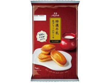 丸中 生クリームケーキ ５個 ×6 【送料込】(一部地域別途)の画像