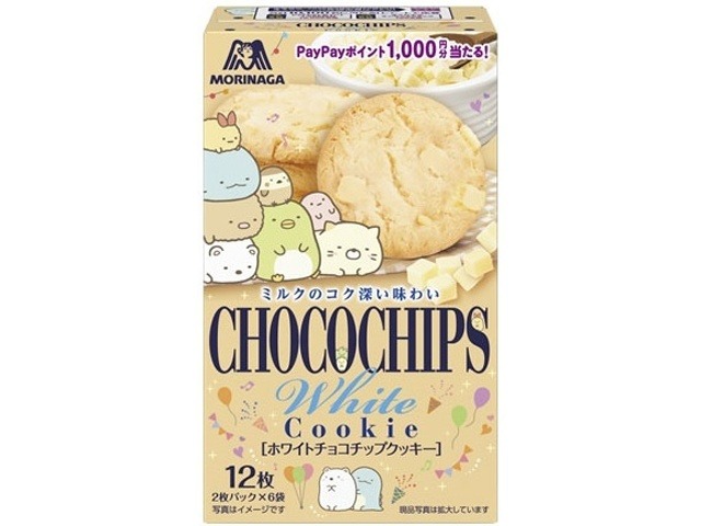 森永 ホワイトチョコチップクッキー １２枚×40入り 【全国送料無料】(一部地域別途)の画像