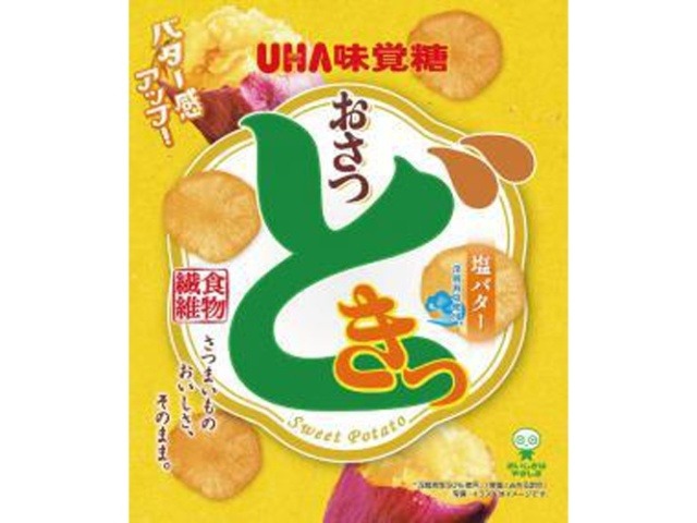 ＵＨＡ おさつどきっ 塩バター味６５ｇ  ×10入り 【全国送料無料】(一部地域別途)の画像