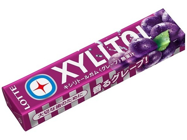 ロッテ キシリトールグレープ１４粒 ×20 【送料込】(一部地域別途)の画像