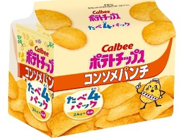 カルビー ポテトＣコンソメパンチたべよん ９６ｇ  ×8入り 【全国送料無料】(一部地域別途)の画像