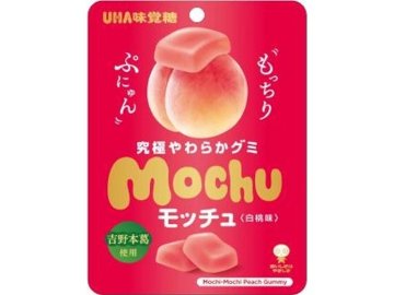味覚糖 モッチュ 白桃味４５ｇ×10入り 【全国送料無料】(一部地域別途)の画像