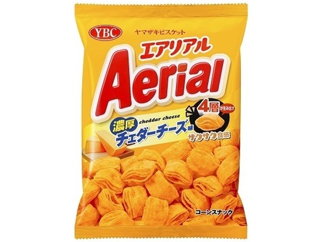 ＹＢＣ エアリアル 濃厚チェダーチーズ味６５ｇ  ×12入り 【全国送料無料】(一部地域別途)の画像