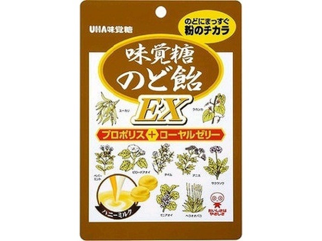 味覚糖 のど飴ＥＸ（袋）９０ｇ  ×6入り 【全国送料無料】(一部地域別途)の画像