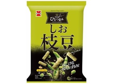 岩塚製菓 ＴＨＥひとつまみしお枝豆７０ｇ   ×12 【送料込】(一部地域別途)の画像
