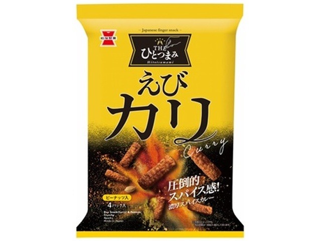 岩塚製菓 ＴＨＥひとつまみえびカリ８０ｇ ×12入り 【全国送料無料】(一部地域別途)の画像