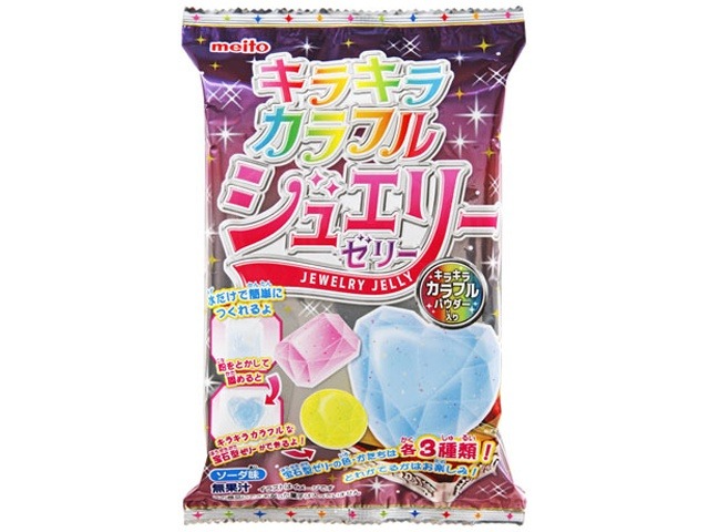 ｍｅｉｔｏ キラキラカラフルジュエリーゼリー  ×6入り 【全国送料無料】(一部地域別途)の画像