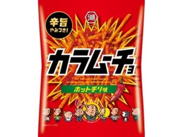 湖池屋 スティックカラムーチョホットチリ味９０ｇ×12入り 【全国送料無料】(一部地域別途)の画像