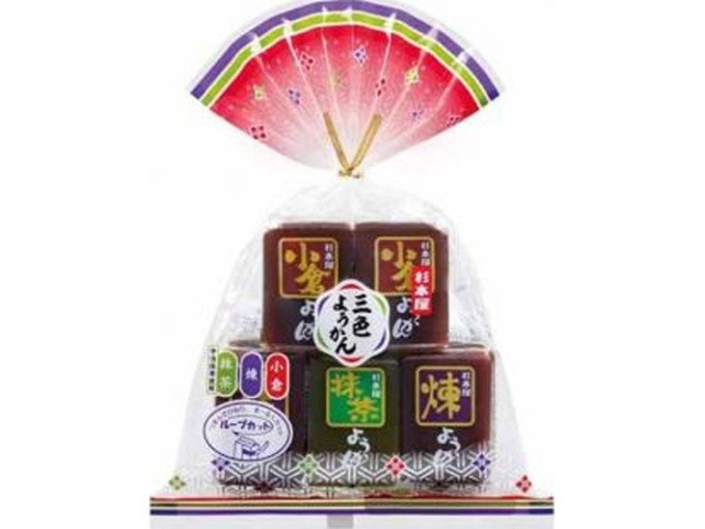 杉本屋 ８個入三色ようかん  ×12入り 【全国送料無料】(一部地域別途)の画像