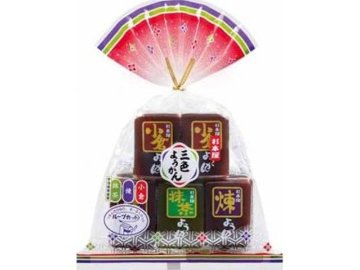 杉本屋 ８個入三色ようかん  ×12入り 【全国送料無料】(一部地域別途)の画像
