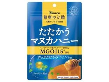 カンロ 健康のど飴マヌカハニーはちみつミント８０ｇ ×6 【送料込】(一部地域別途)の画像
