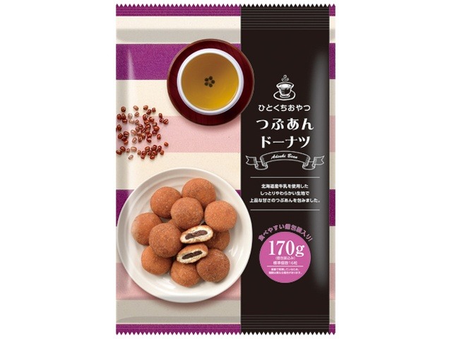 リボン ひとくちおやつ つぶあんドーナツ１４０ｇ  ×10入り 【全国送料無料】(一部地域別途)の画像