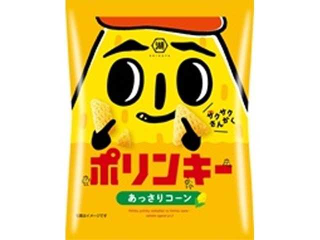 湖池屋 小袋ポリンキー あっさりコーン２７ｇ×24入り 【全国送料無料】(一部地域別途)の画像