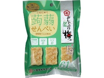 中野 こんにゃくせんべい おしゃぶり昆布梅１５ｇ×96入り 【全国送料無料】(一部地域別途)の画像