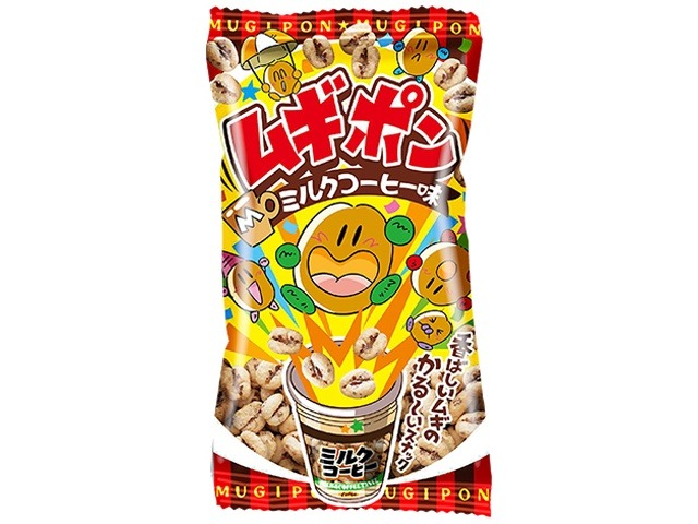 やおきん ムギポンミルクコーヒー味 １１ｇ×24入り 【全国送料無料】(一部地域別途)の画像