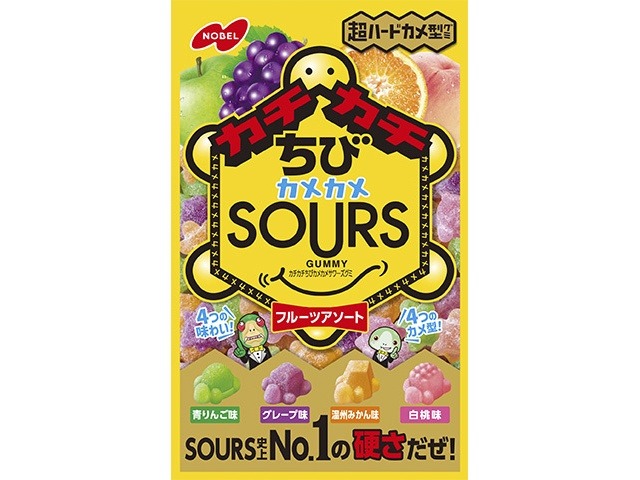ノーベル カチカチちびカメサワーズフルーツアソート×6入り 【全国送料無料】(一部地域別途)の画像