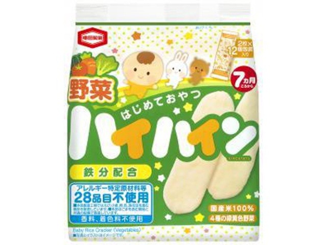 亀田 野菜ハイハイン ４０ｇ   ×12 【送料込】(一部地域別途)の画像