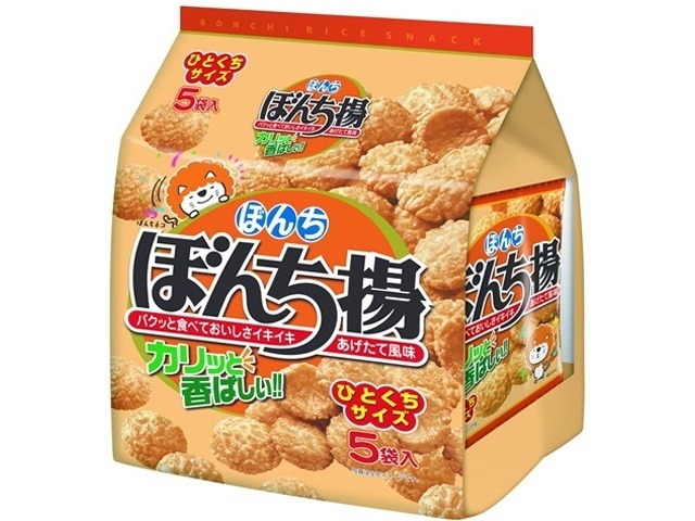 ぼんち ５袋入ぼんち揚 １０５ｇ ×10 【送料込】(一部地域別途)の画像