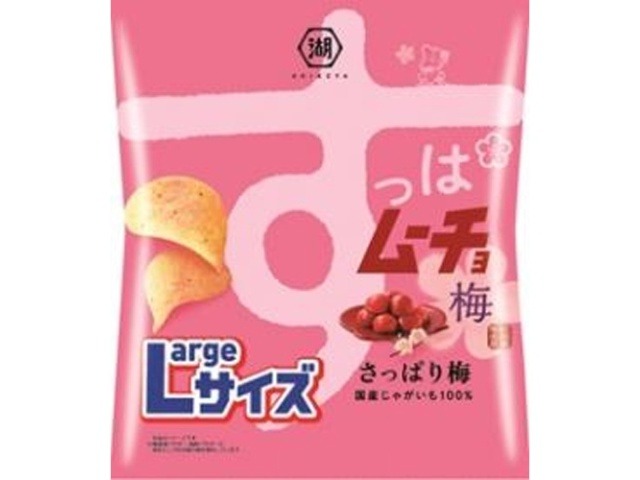 湖池屋 Ｌサイズすっぱムーチョさっぱり梅１０８ｇ×12入り 【全国送料無料】(一部地域別途)の画像
