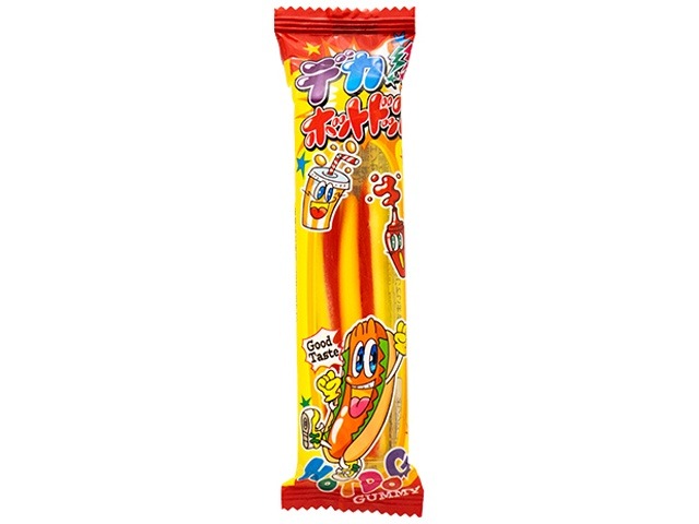 やおきん デカホットドッググミ ×24 【送料込】(一部地域別途)の画像