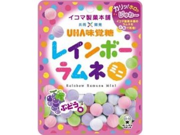 味覚糖 レインボーラムネミニ ぶどう味３０ｇ×6入り 【全国送料無料】(一部地域別途)の画像