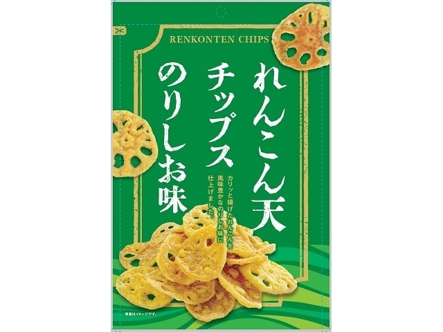 久慈食品 れんこん天チップス のりしお味５０ｇ×12入り 【全国送料無料】(一部地域別途)の画像