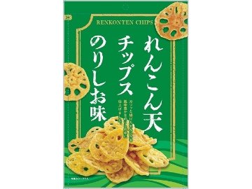 久慈食品 れんこん天チップス のりしお味５０ｇ×12入り 【全国送料無料】(一部地域別途)の画像