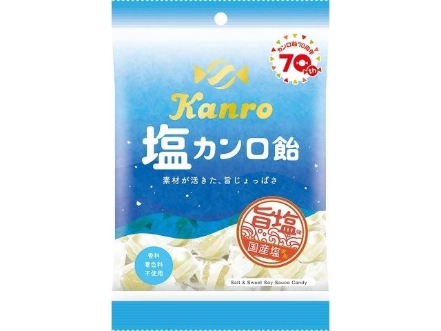 カンロ 塩カンロ飴 １４０ｇ  ×48 【送料込】(一部地域別途)の画像