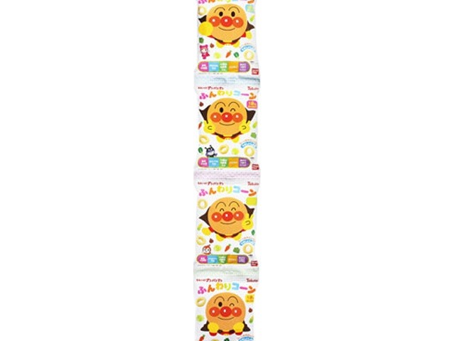 東ハト アンパンマンふんわりコーン４連包 ６ｇ×４×15入り 【全国送料無料】(一部地域別途)の画像