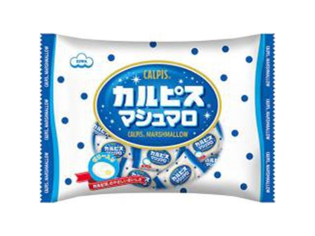 エイワ カルピスマシュマロ・ファミリー １３０ｇ ×12 【送料込】(一部地域別途)の画像