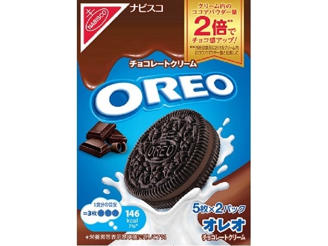 オレオ チョコレートクリーム５枚×２パック×48入り 【全国送料無料】(一部地域別途)の画像