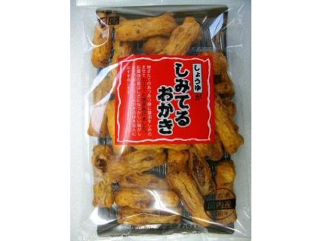 美濃屋 しみてるおかき １００ｇ×12入り 【全国送料無料】(一部地域別途)の画像