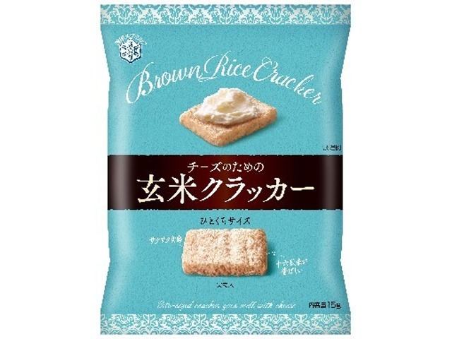 雪印 チーズのための玄米クラッカー １５ｇ×32入り 【全国送料無料】(一部地域別途)の画像