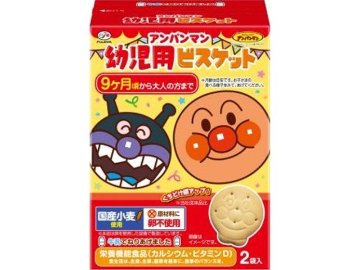 不二家 アンパンマン幼児用ビスケット ８４ｇ×5入り 【全国送料無料】(一部地域別途)の画像