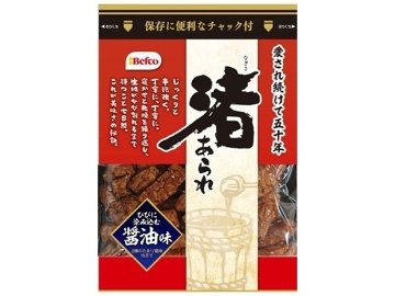 栗山米菓 ９０ｇ渚あられ醤油味 ×12入り 【全国送料無料】(一部地域別途)の画像
