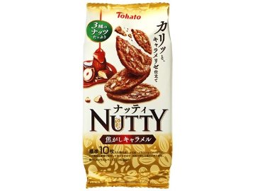 東ハト ナッティ 焦がしキャラメル４０ｇ×12入り 【全国送料無料】(一部地域別途)の画像