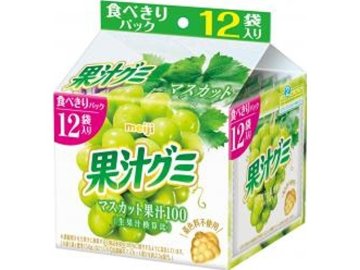 明治 果汁グミ スマートパックマスカット１６３ｇ×15入り 【全国送料無料】(一部地域別途)の画像
