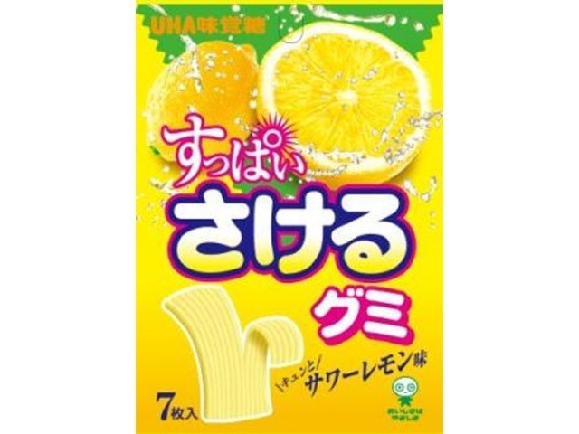 味覚糖 すっぱいさけるグミ サワーレモン×10入り 【全国送料無料】(一部地域別途)の画像