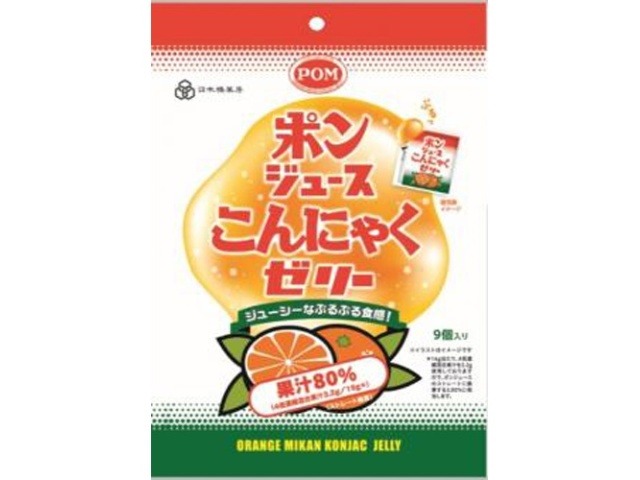 ポンジュース こんにゃくゼリー１４４ｇ×15入り 【全国送料無料】(一部地域別途)の画像