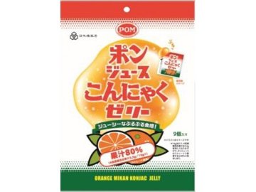 ポンジュース こんにゃくゼリー１４４ｇ×15入り 【全国送料無料】(一部地域別途)の画像